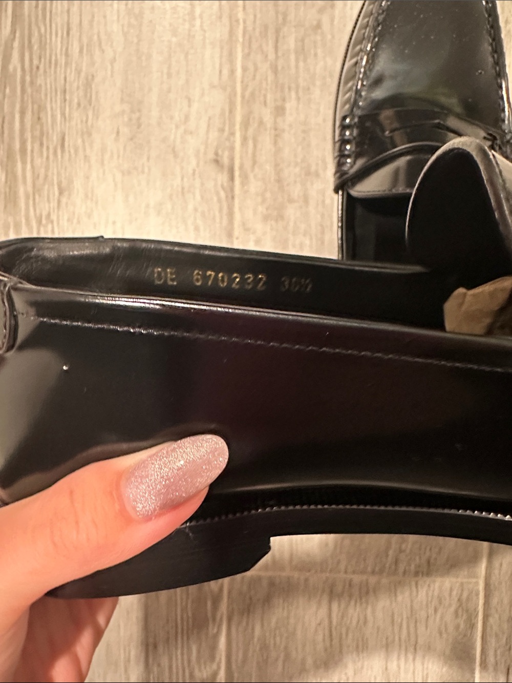 Saint Laurent Black Patent Leather Penny Loafers - Picture 5 of 5